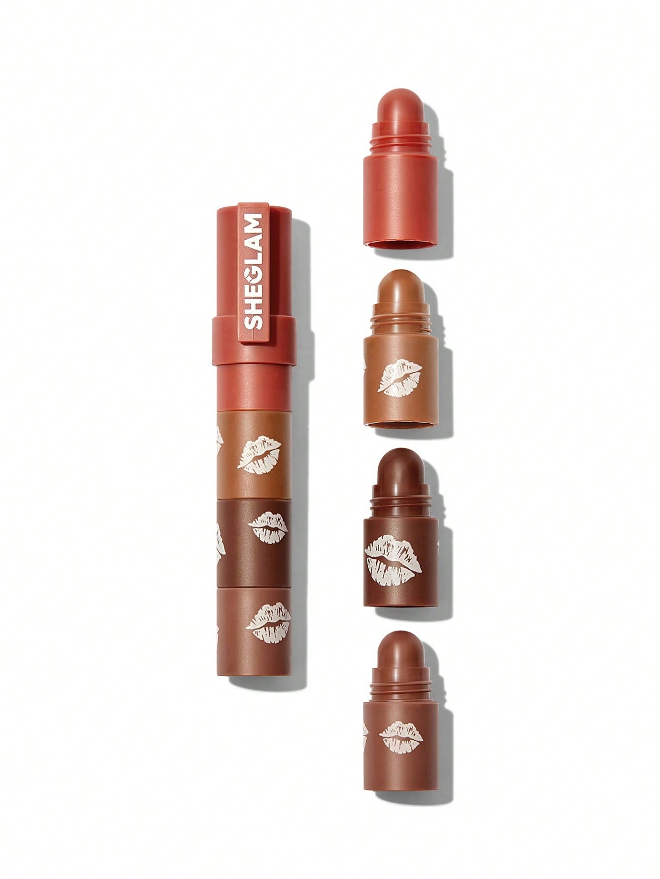 عکس رژلب 4تایی شیگلم مدل MEGA LIP STACKS