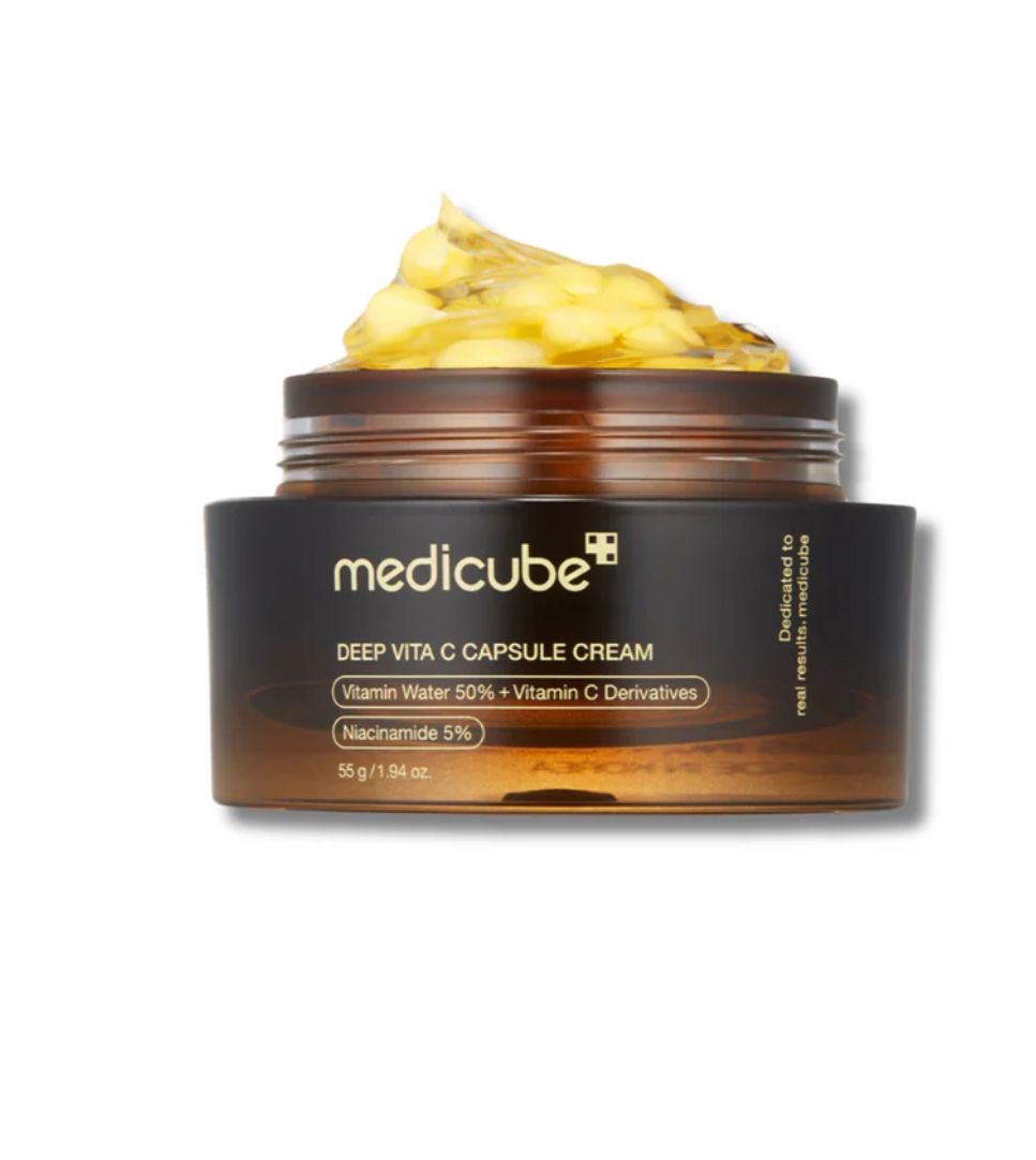 عکس کرم کپسولی روشن کننده ویتامین سی مدی کیوب